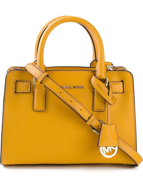 michael kors yellow bag 2018 outlet|michael kors yellow shoulder bag.